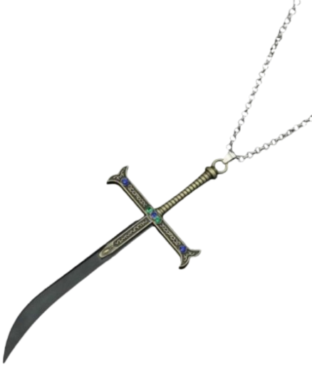 Black Blade Necklace